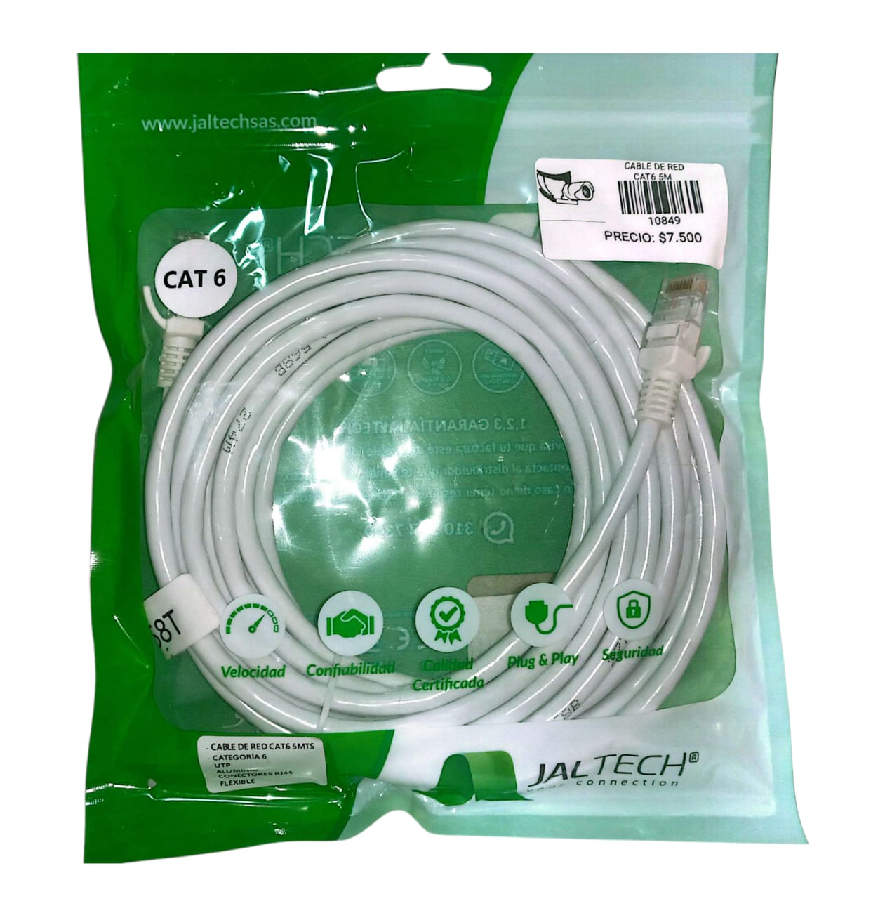 CABLE DE RED CAT6 5M
